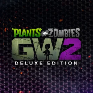 کاور بازی Plants vs. Zombies Garden Warfare 2: Deluxe Edition با لوگوی رسمی بازی روی اخگرها